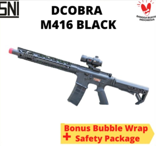 Airsoft DCobra M416 BLACK WA 0856 4960 1323